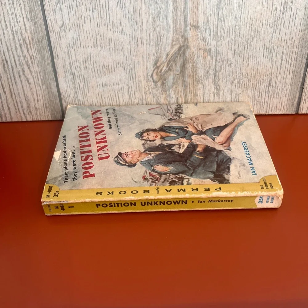 Position Unknown Ian Mackersey Perma Books 1957 Vintage Paperback Survival Novel